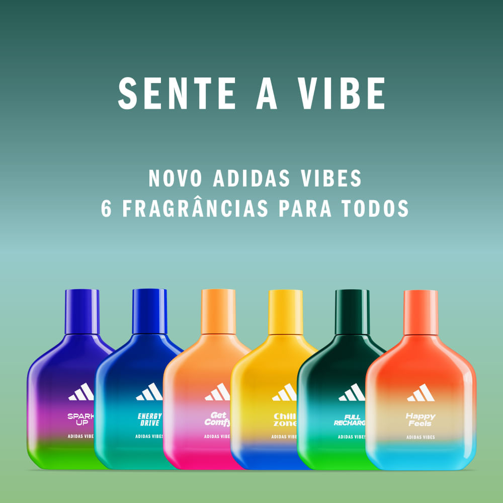 Perfume Adidas Vibes Full Recharge Unissex Eau de Parfum 30 ml