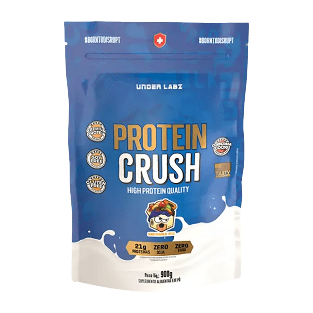 Refil Protein Crush 100% Whey Under Labz Sabor Vitamina de Frutas 900g