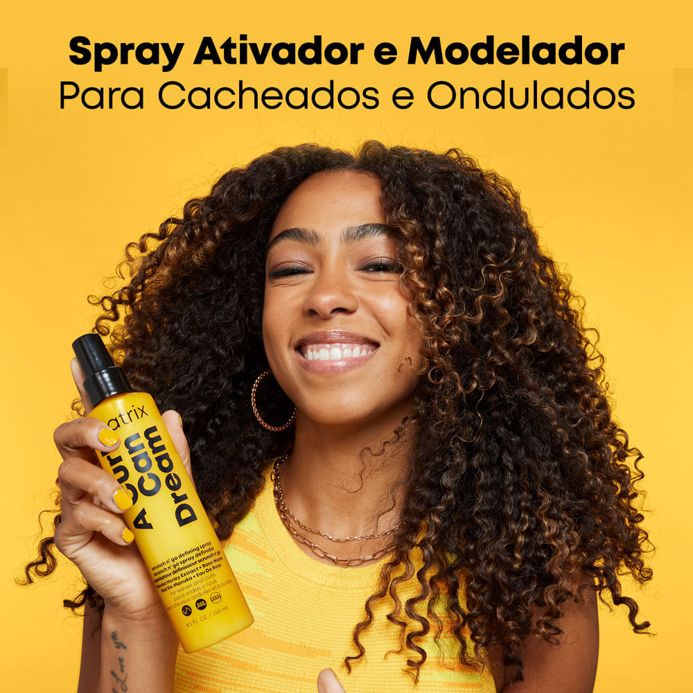 Modelador de Cachos Matrix A Curl Can Dream Em Spray 250ml