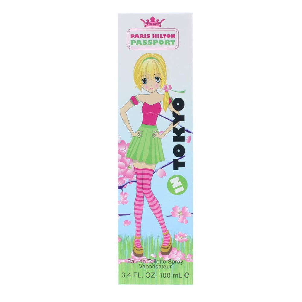 Perfume Feminino  Eau de Toillet Passport In Tokyo Paris Hilton 100ml
