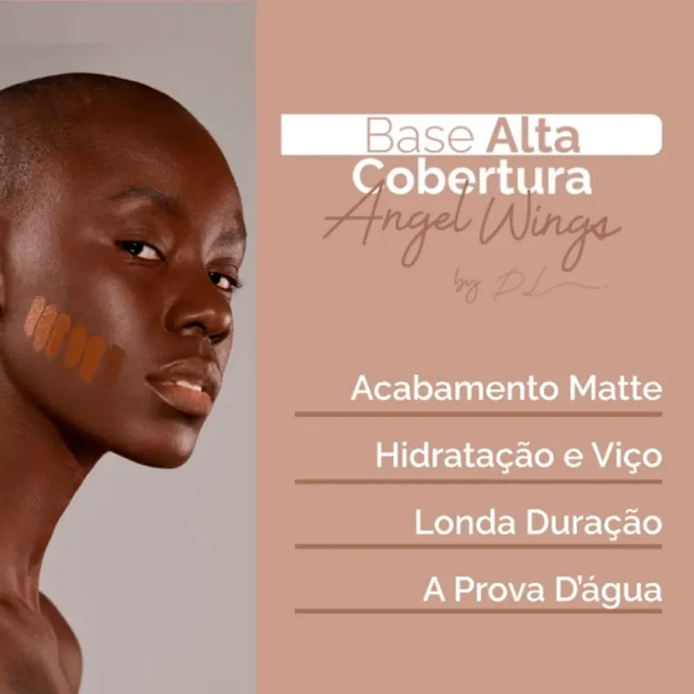 Base Líquida Catharine Hill Base Alta Cobertura Angel Wings A4.5 40ml