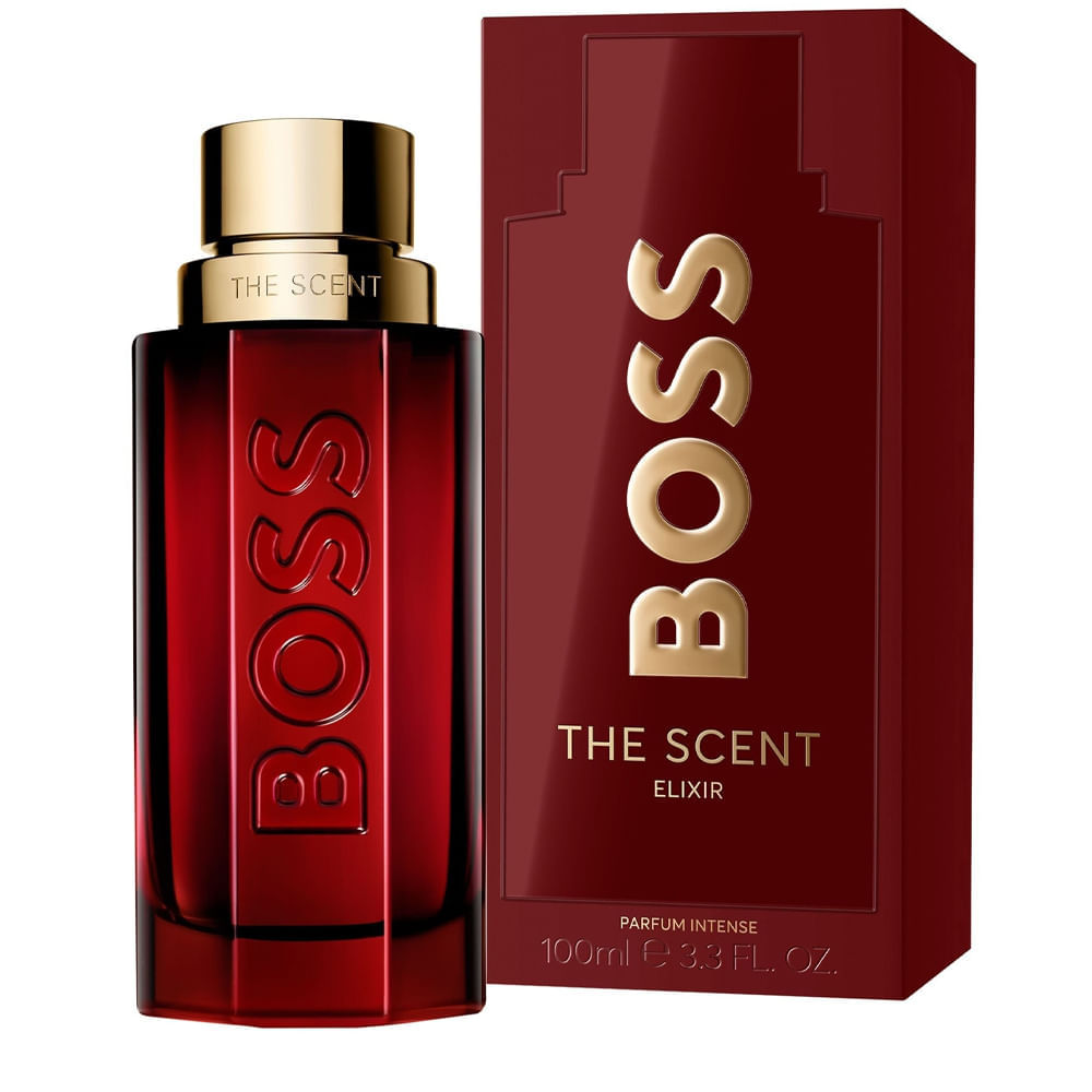 Perfume Masculino The Scent Elixir Intense Hugo Boss Parfum 100ml