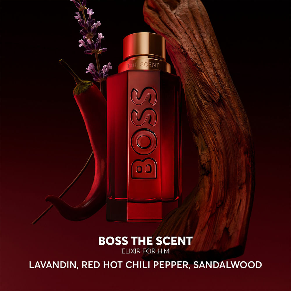 Perfume Masculino The Scent Elixir Intense Hugo Boss Parfum 100ml