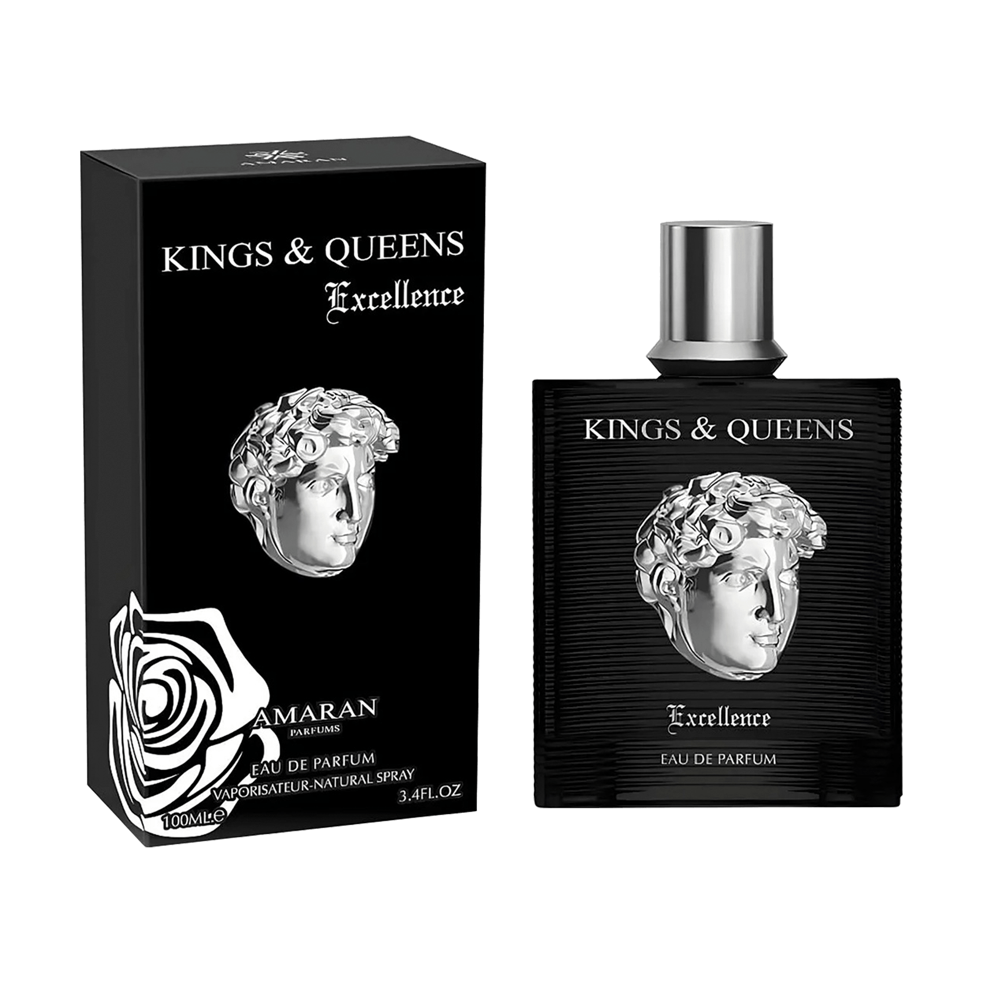 Perfume Masculino Amaran Kings & Queens Excellence Eau de Parfum 100ml