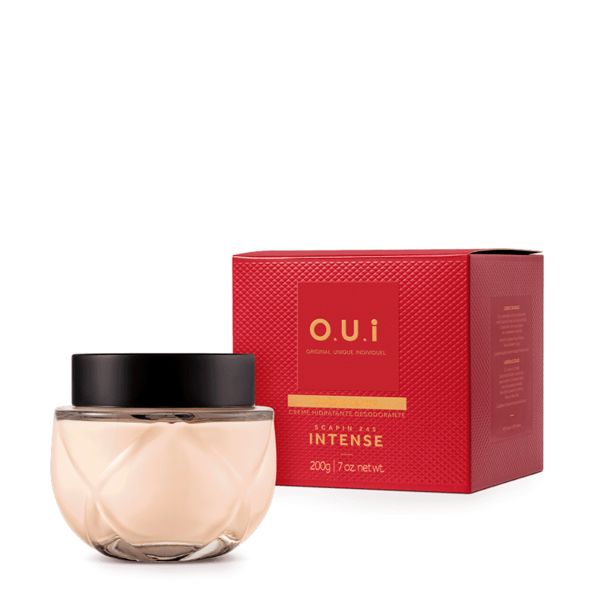 Creme Hidratante Desodorante O.U.I Crème Riche Scapin 245 Intense 200g