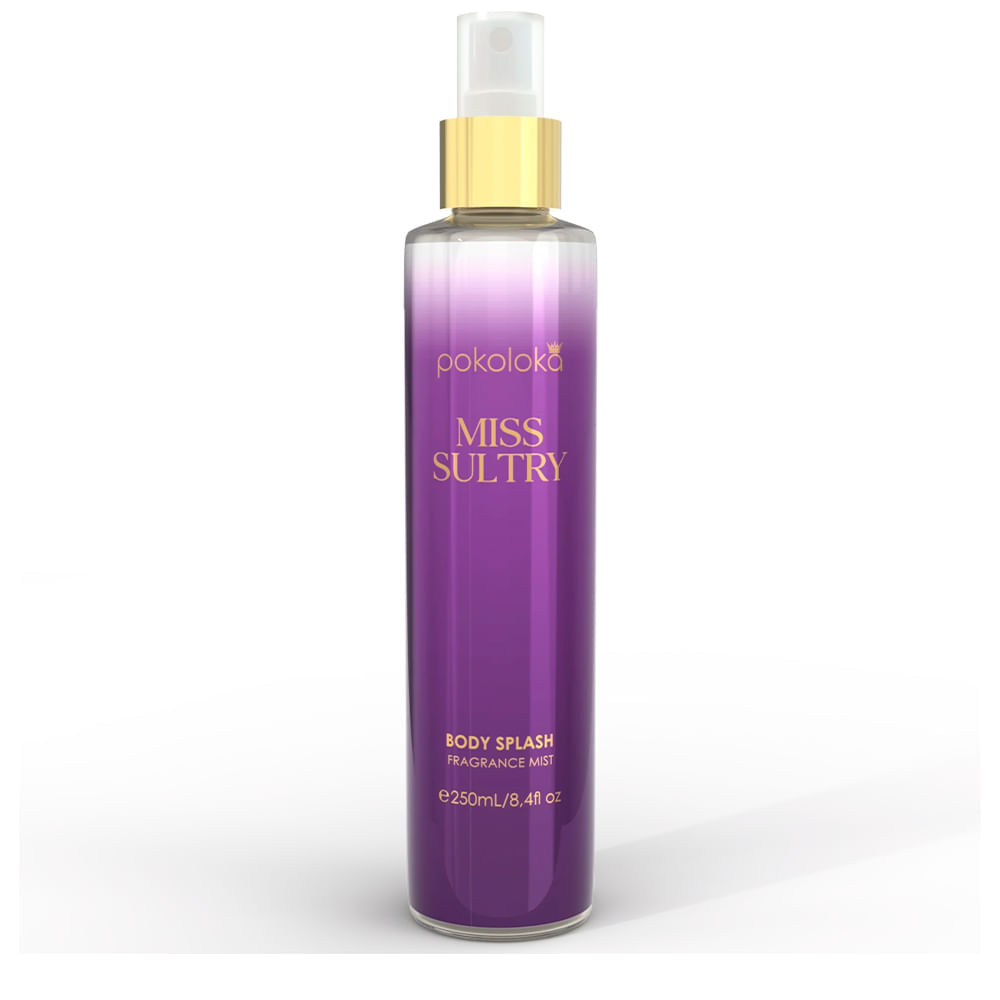 Kit Loção Body Splash Miss Sultry 250ml  + Body Lotion 240ml Pokoloka