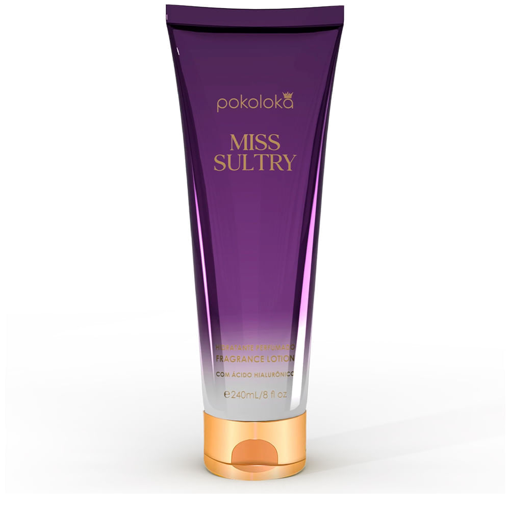 Kit Loção Body Splash Miss Sultry 250ml  + Body Lotion 240ml Pokoloka