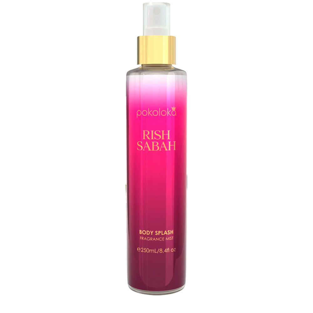 Kit Loção Body Splash Rish Sabah 250ml + Body Lotion 240ml Pokoloka