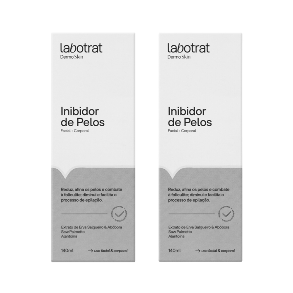 Kit Inibidor De Pelos Dermo Skin 140ml 2 Unidades Labotrat