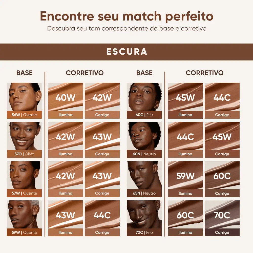 Corretivo Líquido Mascavo Soft Blur 6g   Tom 65N