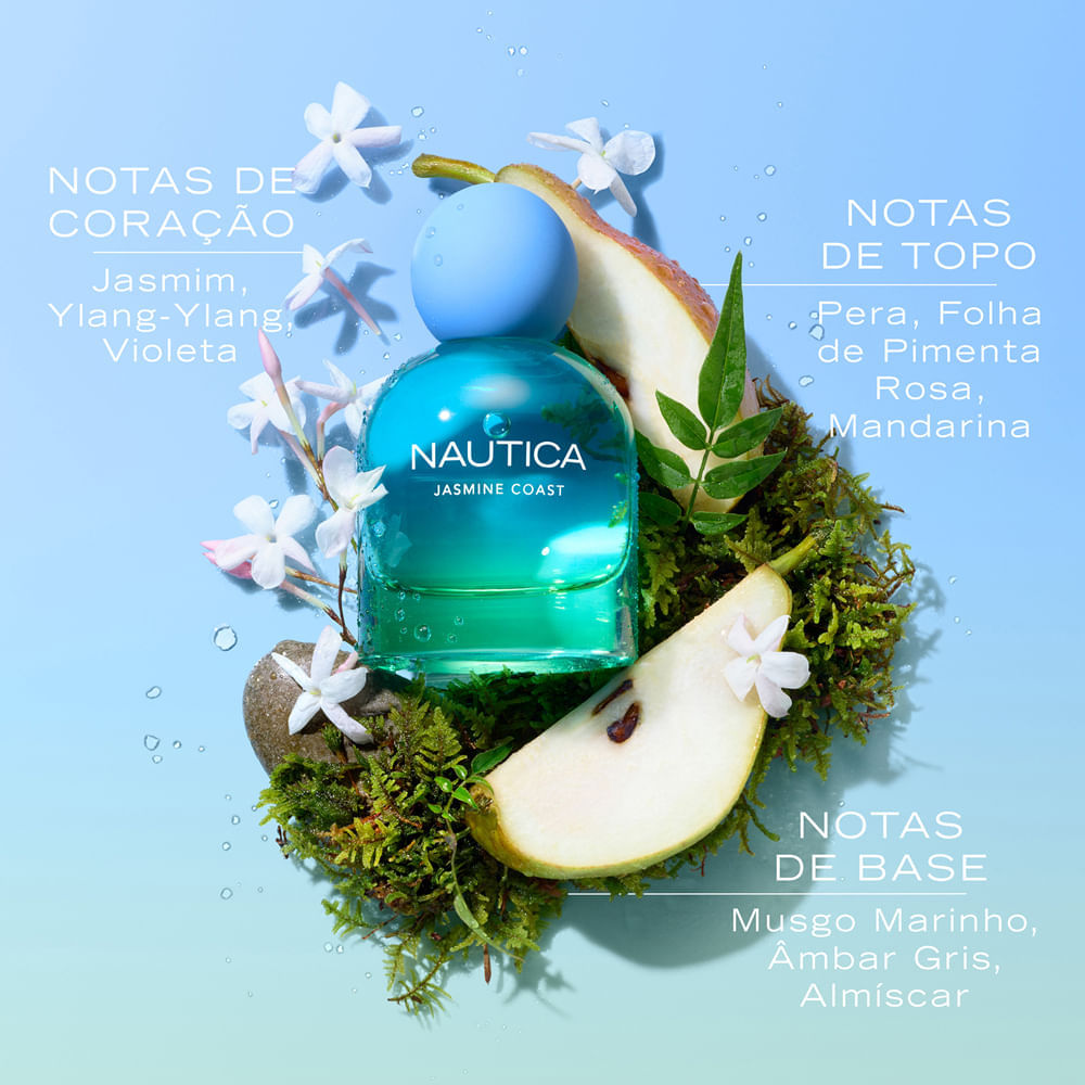 Perfume Nautica Jasmine Coast Feminino   Eau de Parfum 100ml