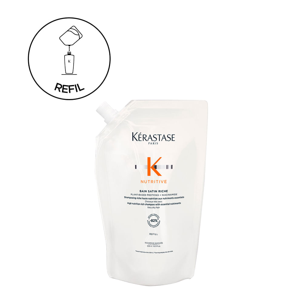 Shampoo Kérastase Nutritive Satin Riche Bain 500ml Refil