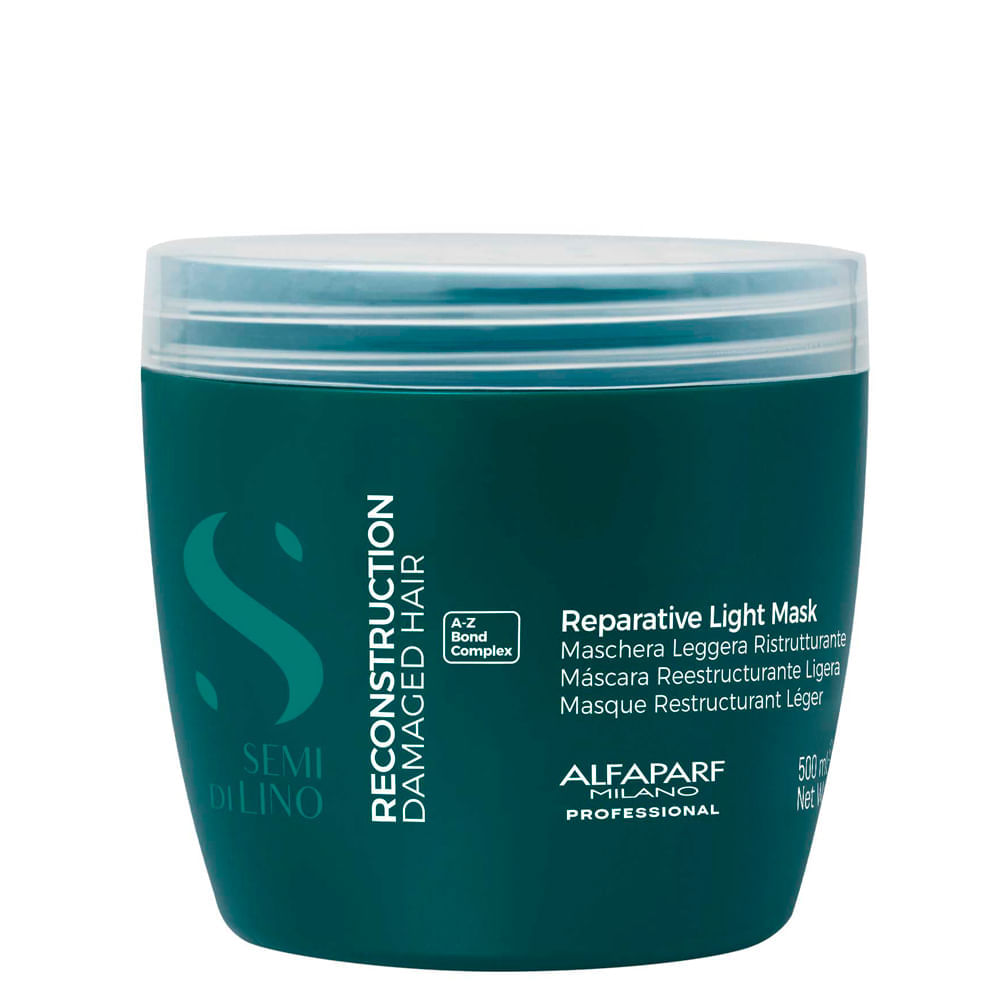 Máscara Cabelos Finos Semi Di Lino Reparative Alfaparf Milano 500ml
