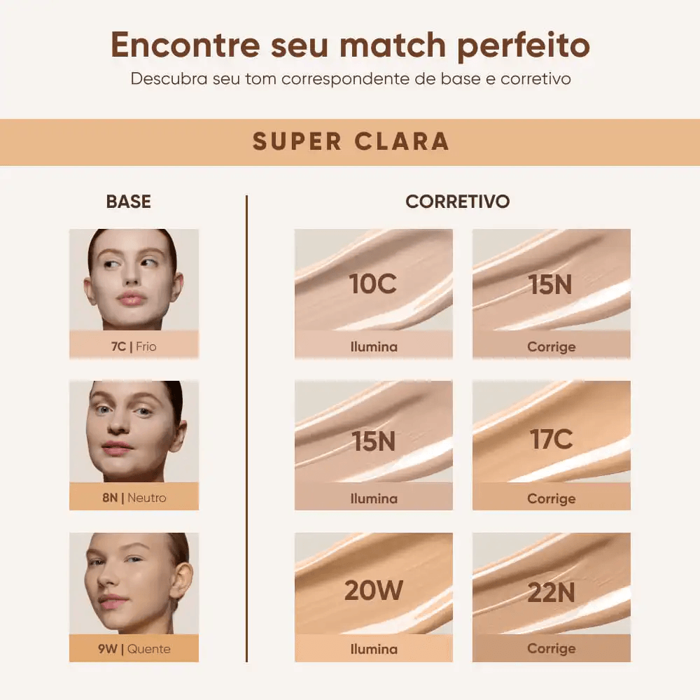 Corretivo Líquido Mascavo Soft Blur 6g   Tom 15N