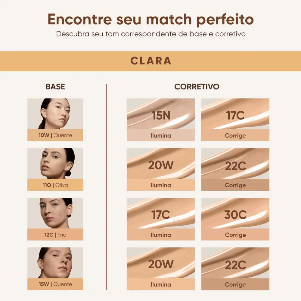 Corretivo Líquido Mascavo Soft Blur 6g   Tom 30C
