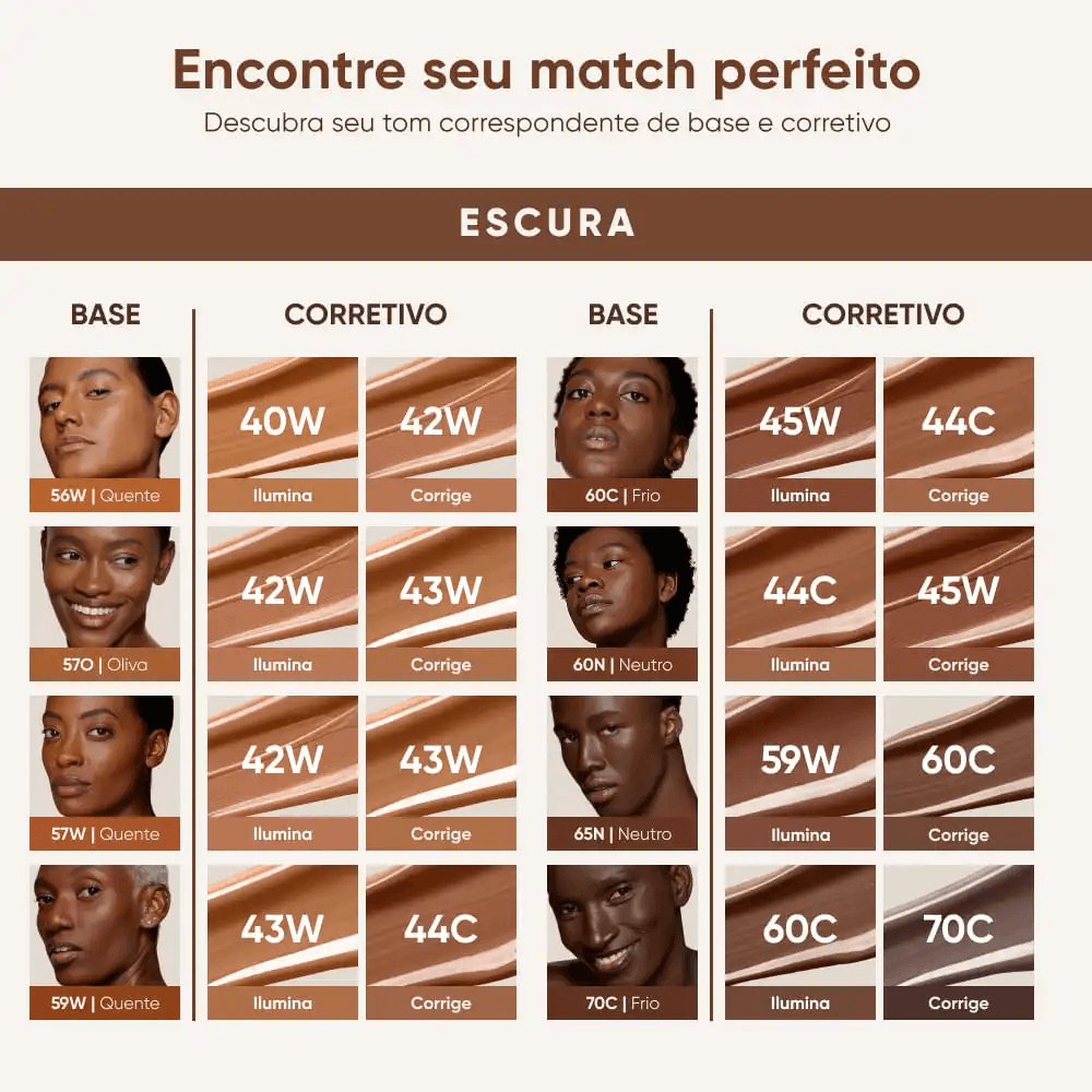 Corretivo Líquido Mascavo Soft Blur 6g   Tom 59W
