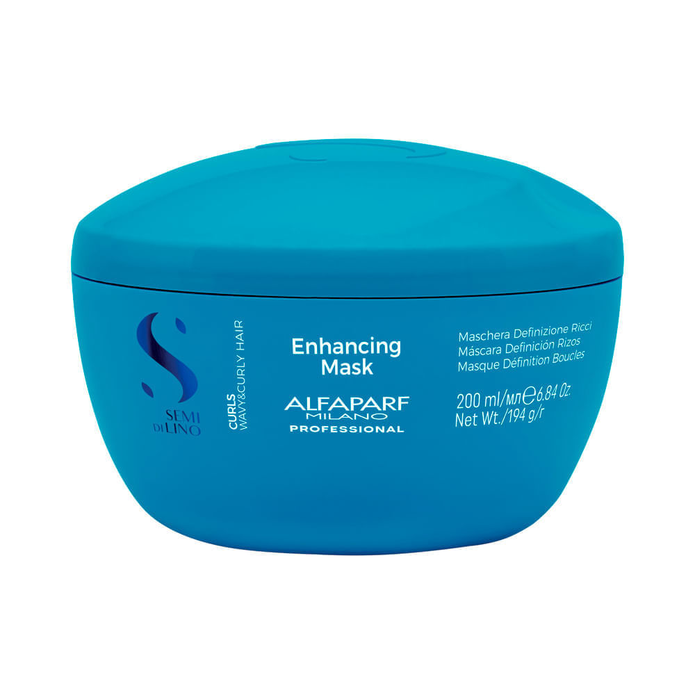Máscara Professional Semi di Lino Curls Enhancing Alfaparf Milano 200ml