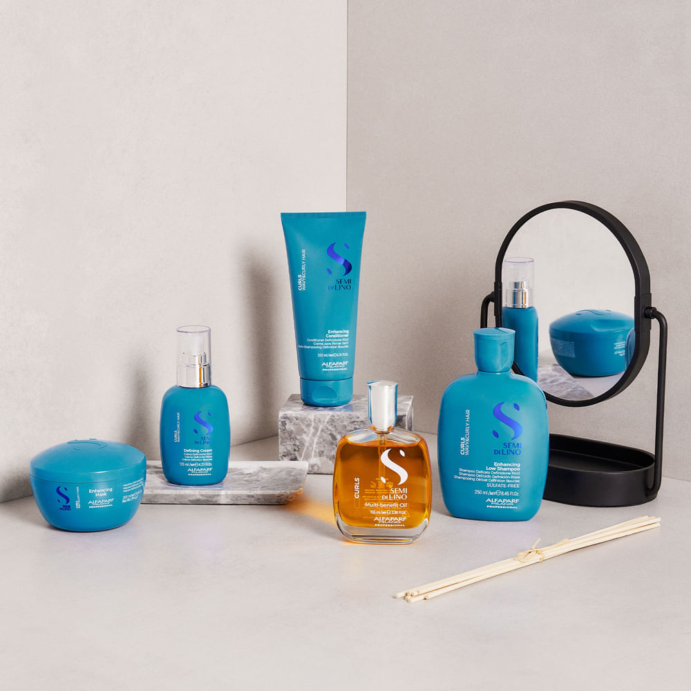Máscara Professional Semi di Lino Curls Enhancing Alfaparf Milano 200ml
