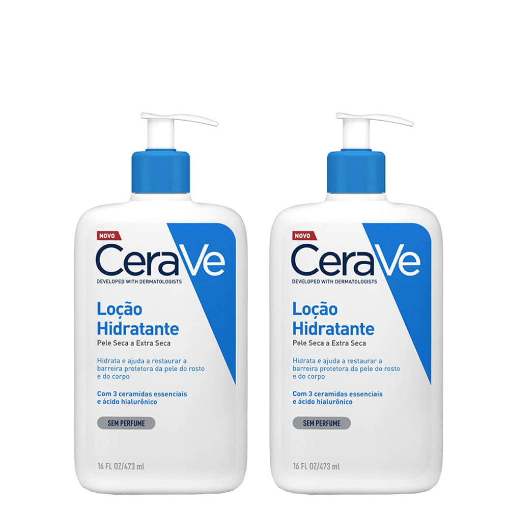 Kit Cerave Loção&nbsp;hidratante Corporal 473ml 2 Unidades