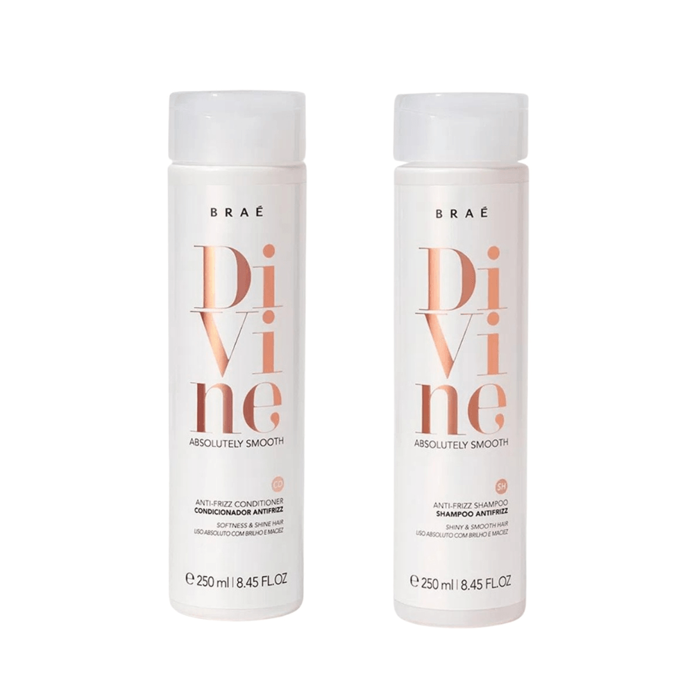 Kit Divine Antifrizz Shampoo + Condicionador Braé