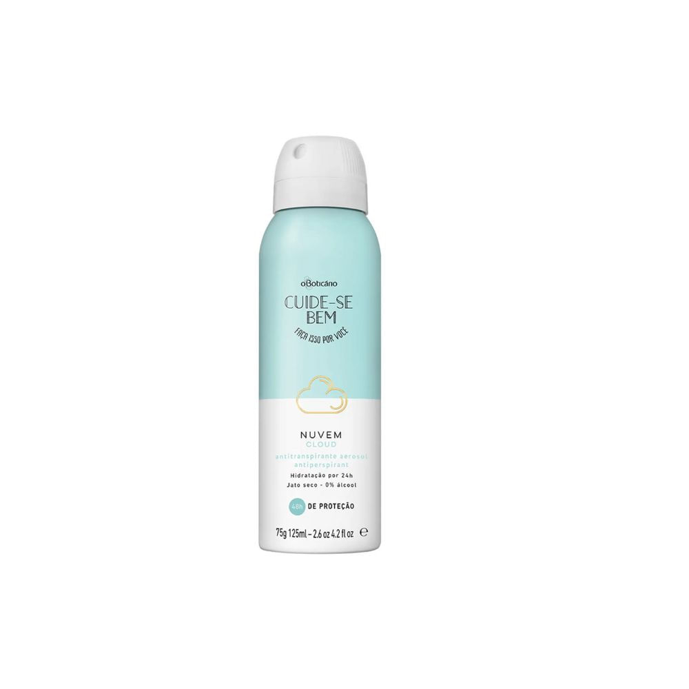 Desodorante Antitranspirante Aerosol Cuide-se Bem Nuvem O Boticário 125ml