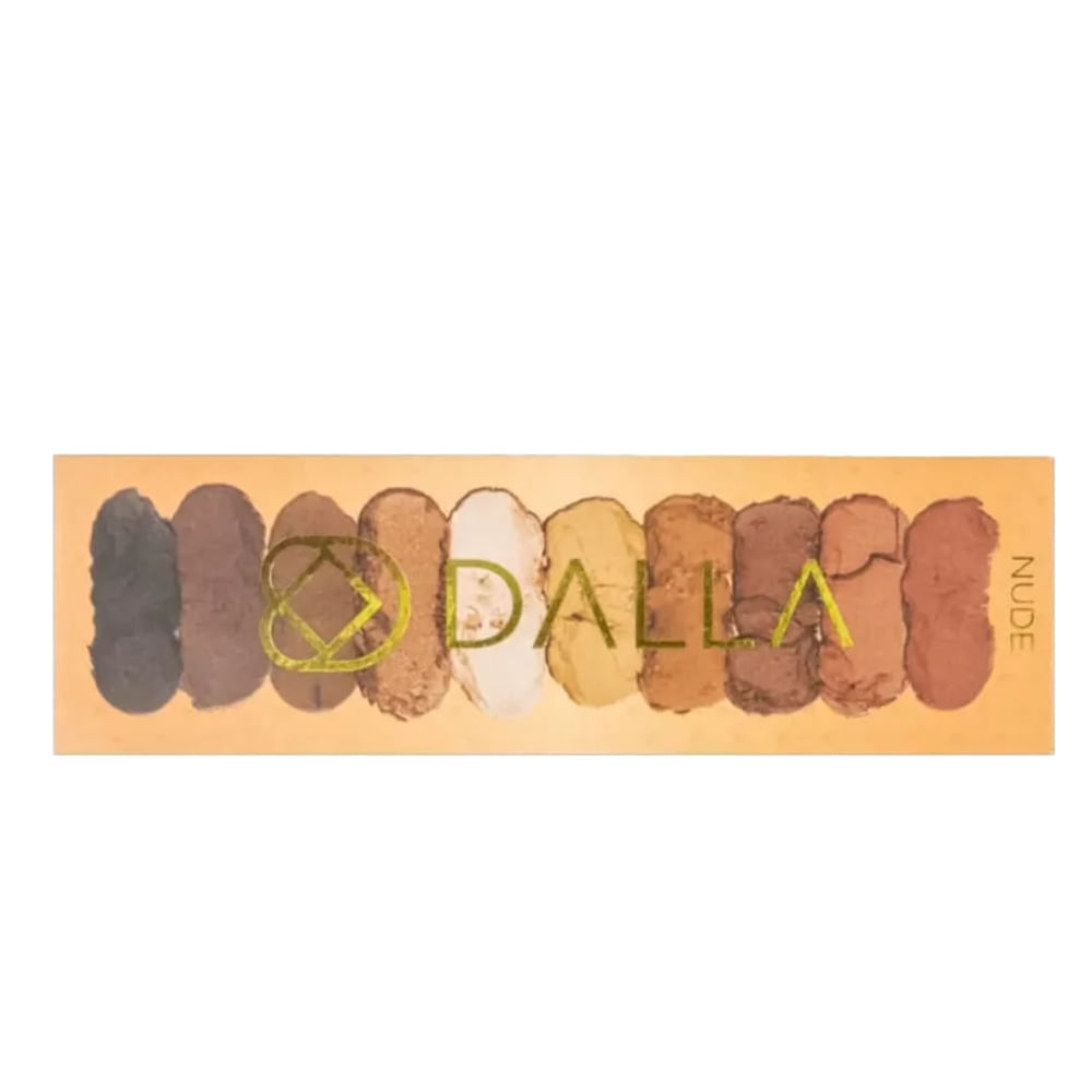 Paleta De Sombras Vegana Dalla Makeup Elegance 10 Cores