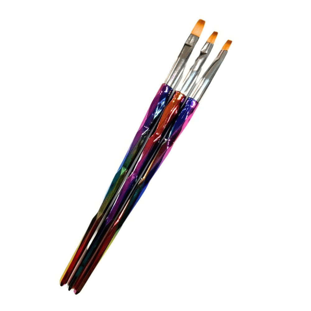 Pincel Para Aplicação De Gel E Decoração De Unhas D&z