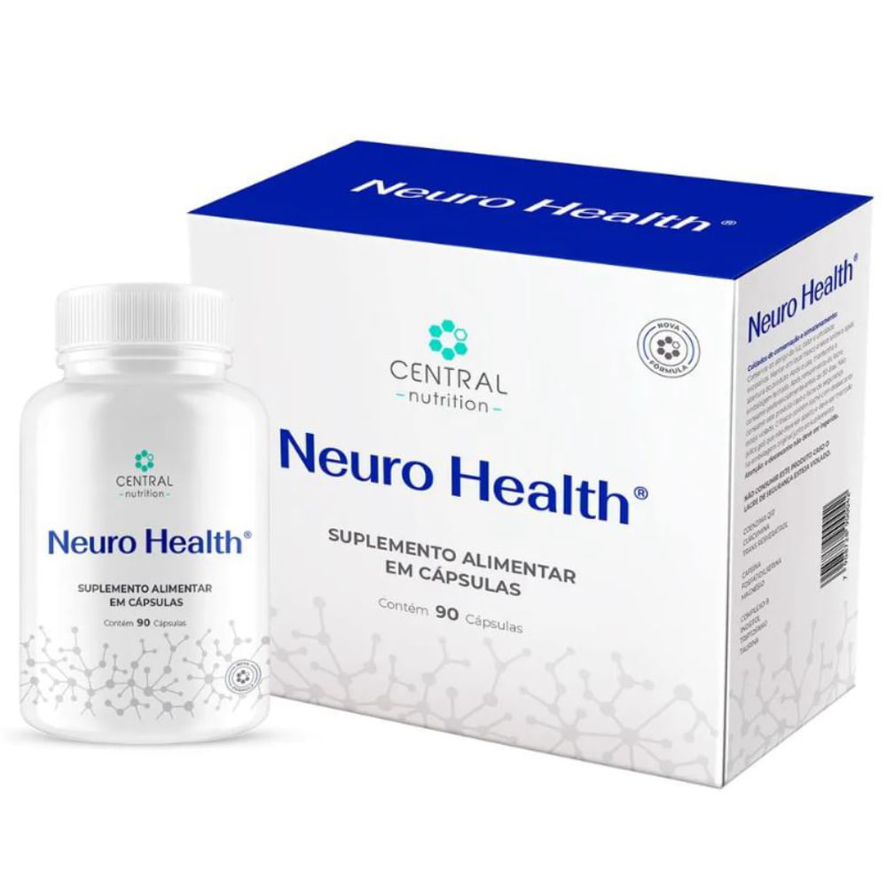 Kit 2 Neuro Health® Suplemento Vitaminas Memória 90 Cápsulas