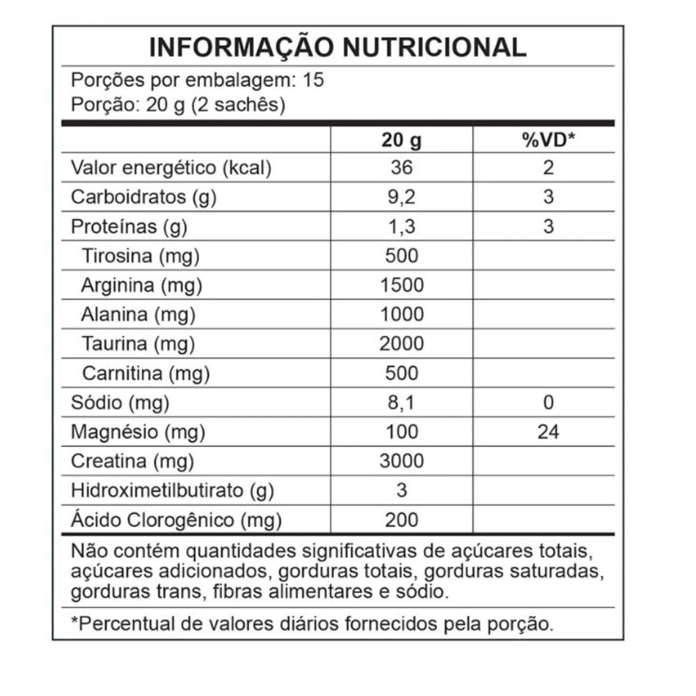 ENERGY® ATP Sabor Limão 10g 30 Sachês