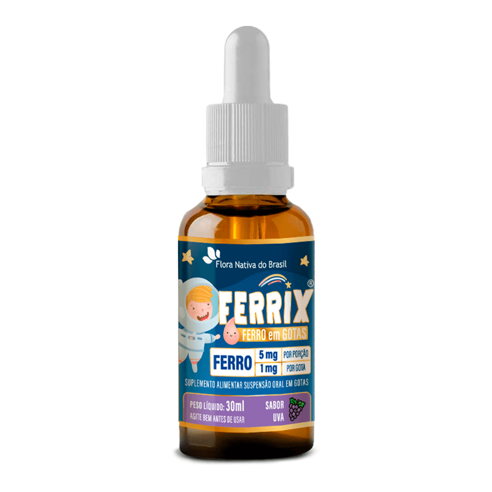 Ferrix Ferro Infantil Uva Flora Nativa 30ml