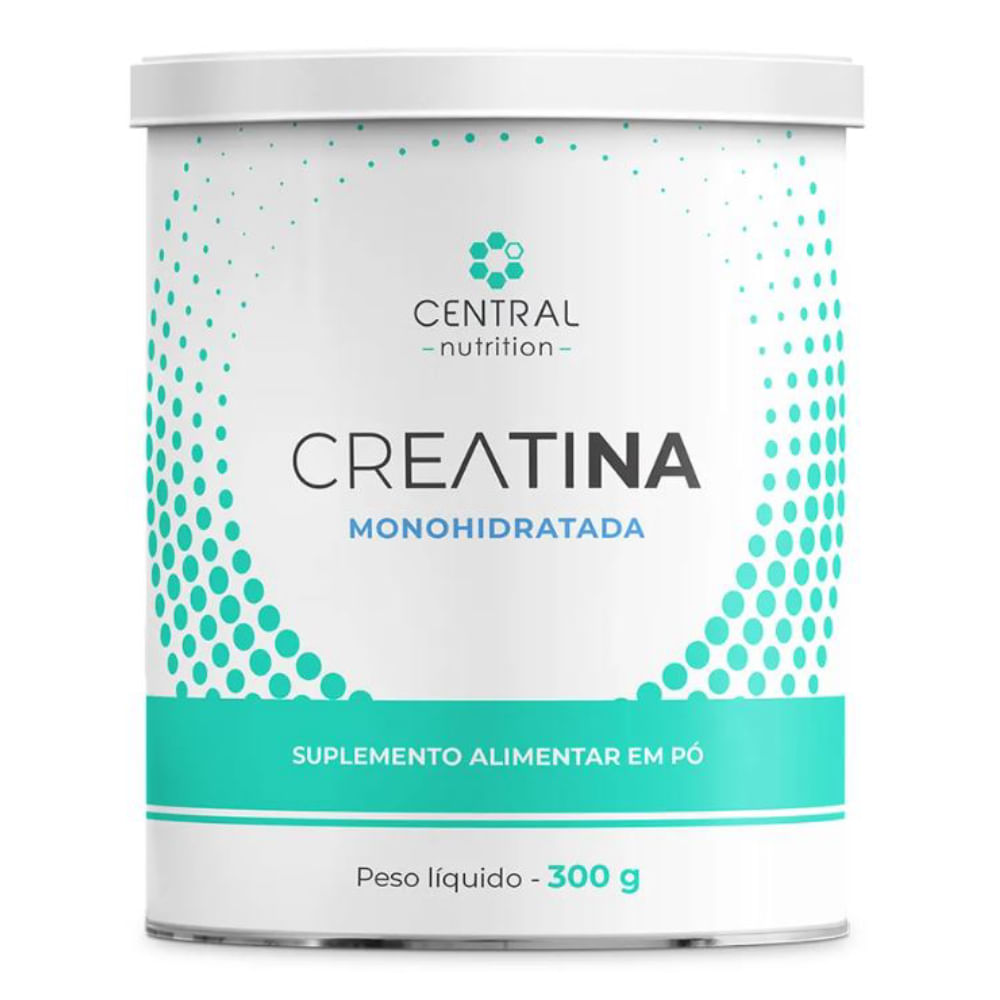 Creatina Monohidratada Central Nutrition Lata 300g