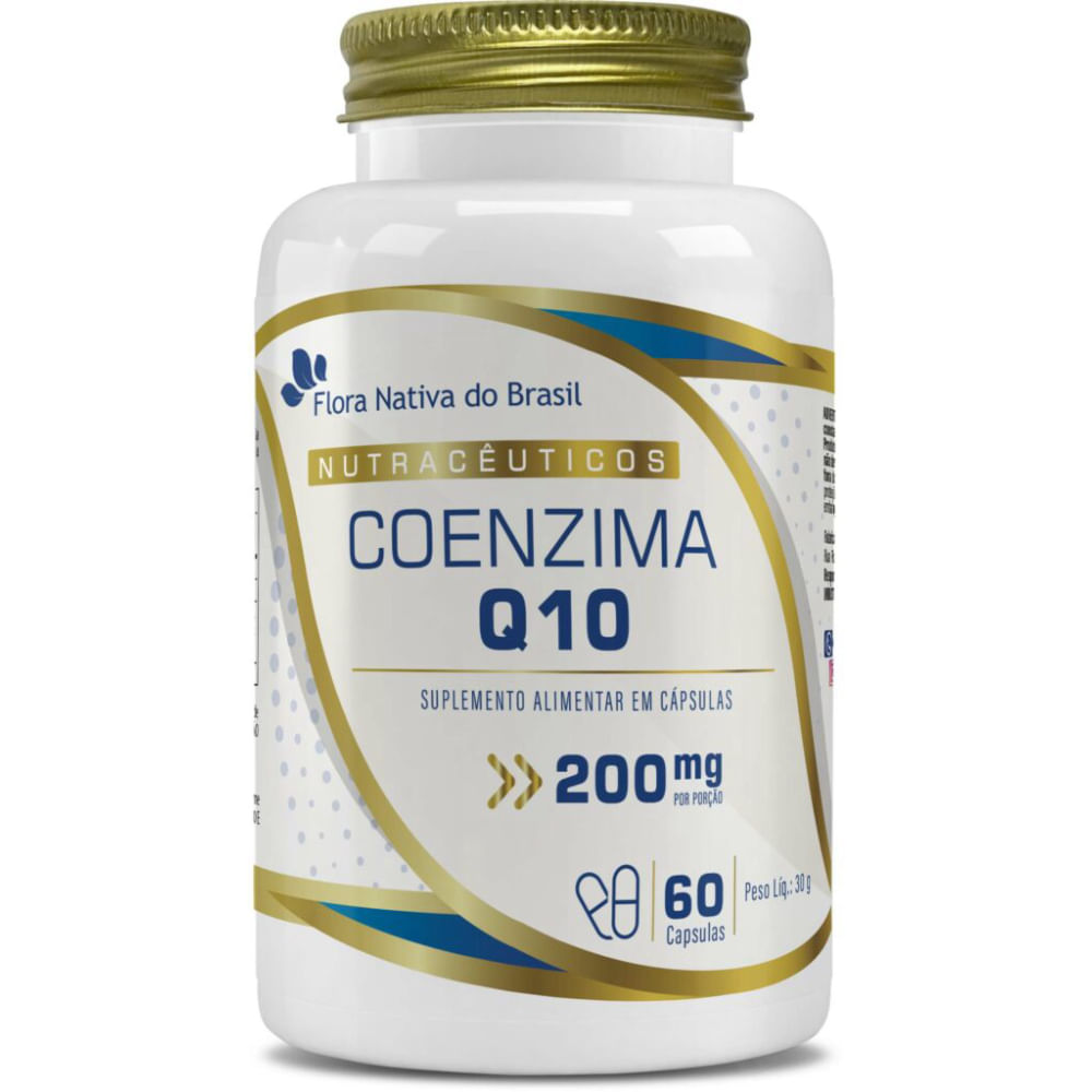 Coenzima Q10 Flora Nativa Brasil 200mg 60 Capsulas