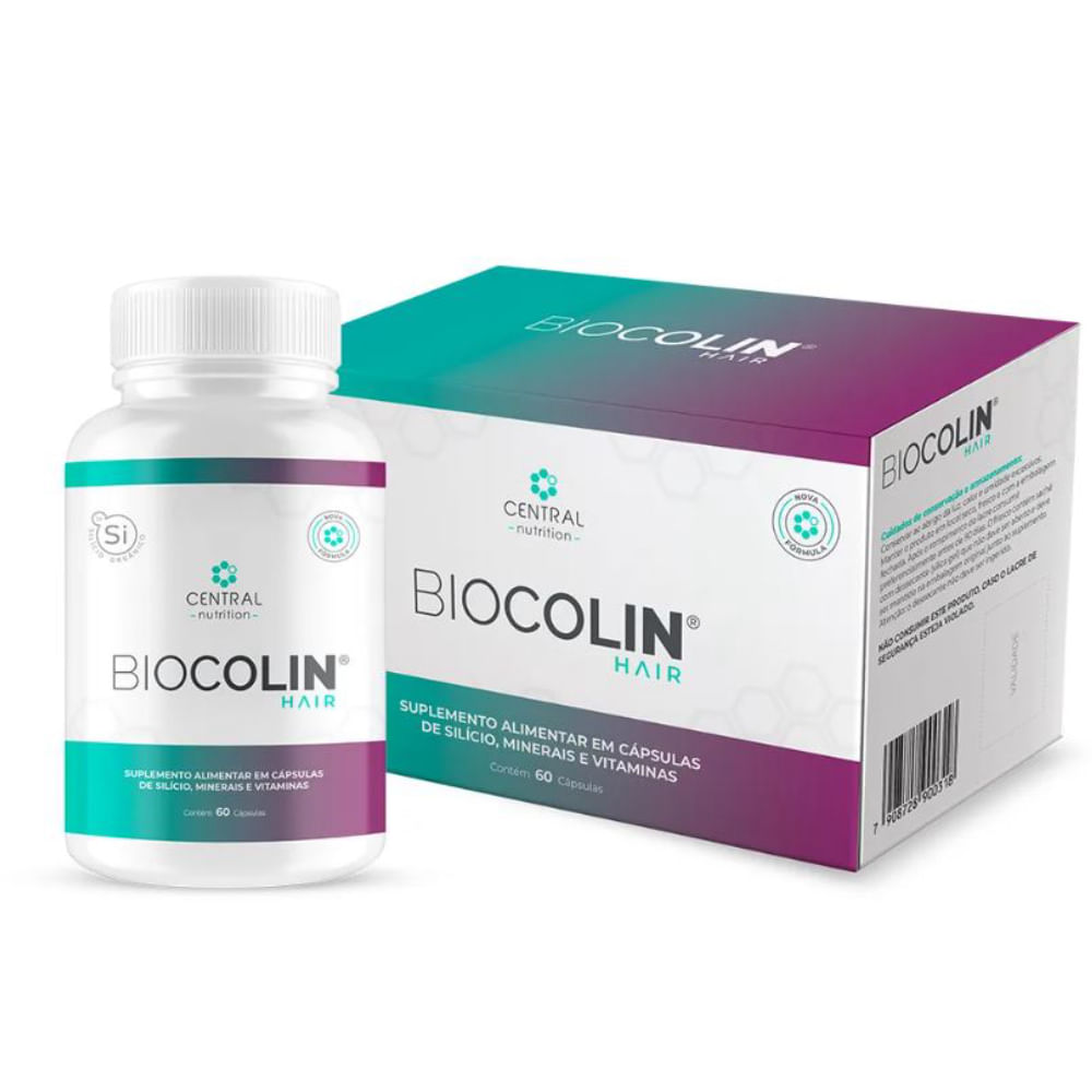 Biocolin Hair 500mg 60 Capsulas