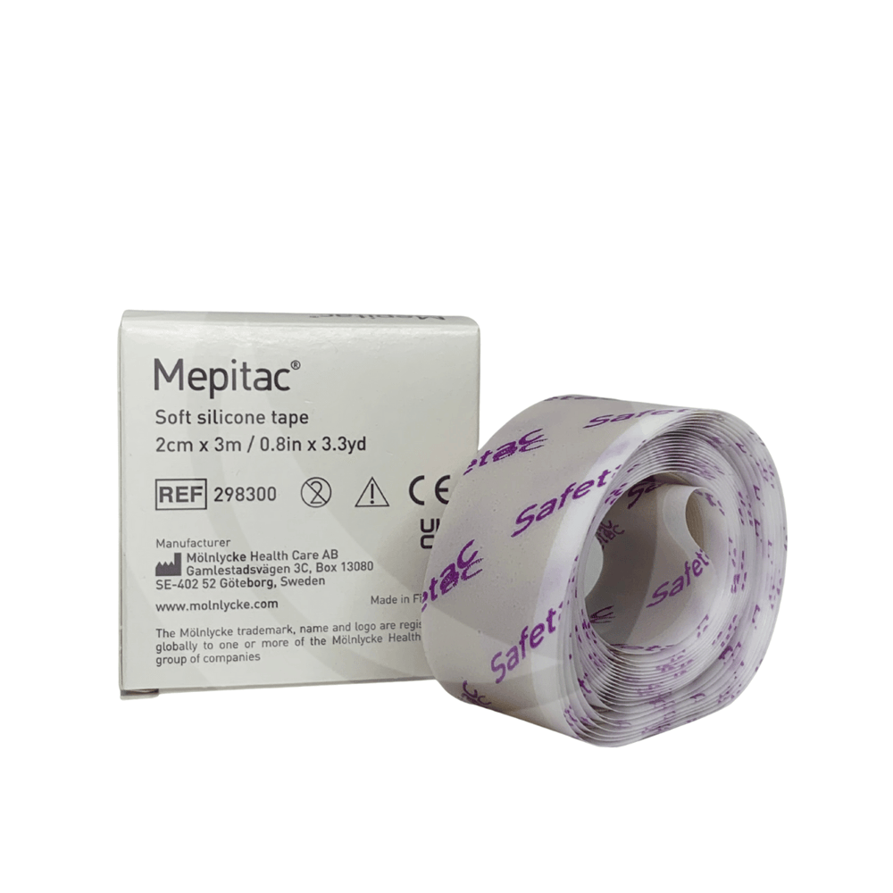 Fita Adesiva de Silicone Mepitac 2cm×3m Rolo Molnlycke