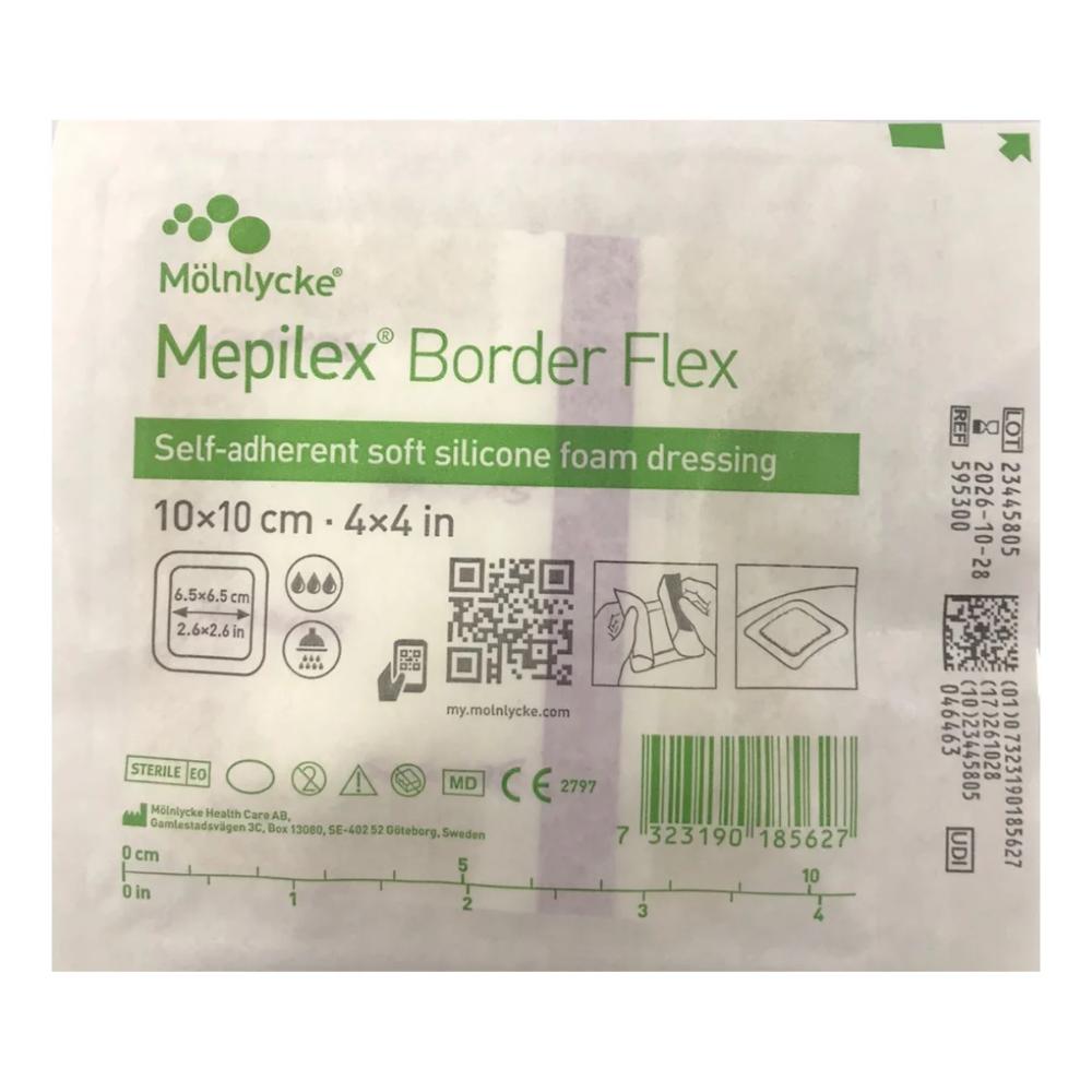 Curativo Adesivo Mepilex Border Flex Molnlycke 10×10cm 1un