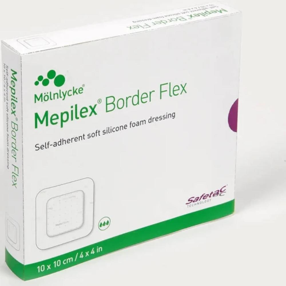 Curativo Adesivo Mepilex Border Flex Molnlycke 10×10cm 1un