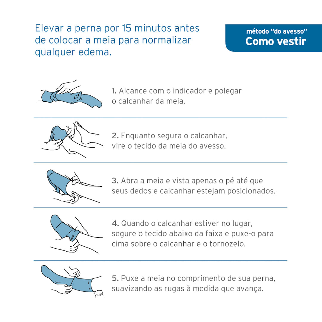 Meia de Compressão Masculina JOBST® ForMen 3/4 20-30 mmHg TAM GG