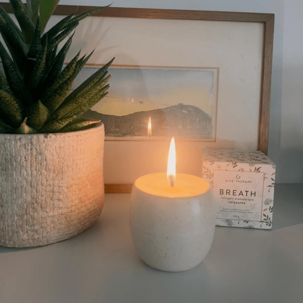 Vela para Aromaterapia Relaxante BREATH 160g