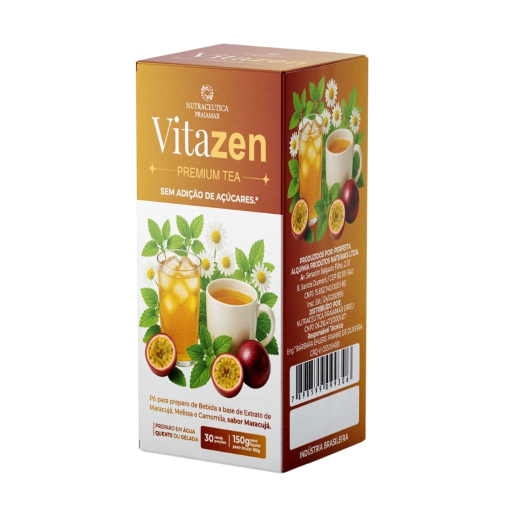 Vitazen Premium Tea Sabor Maracujá 150g