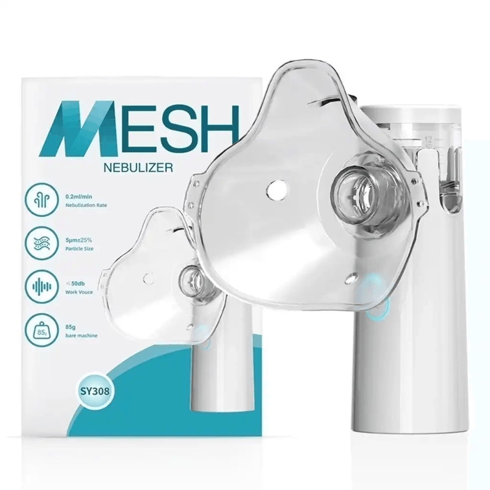 Nebulizador Inalador Portátil para Tratamento Respiratório Silencioso para Adulto e Criança