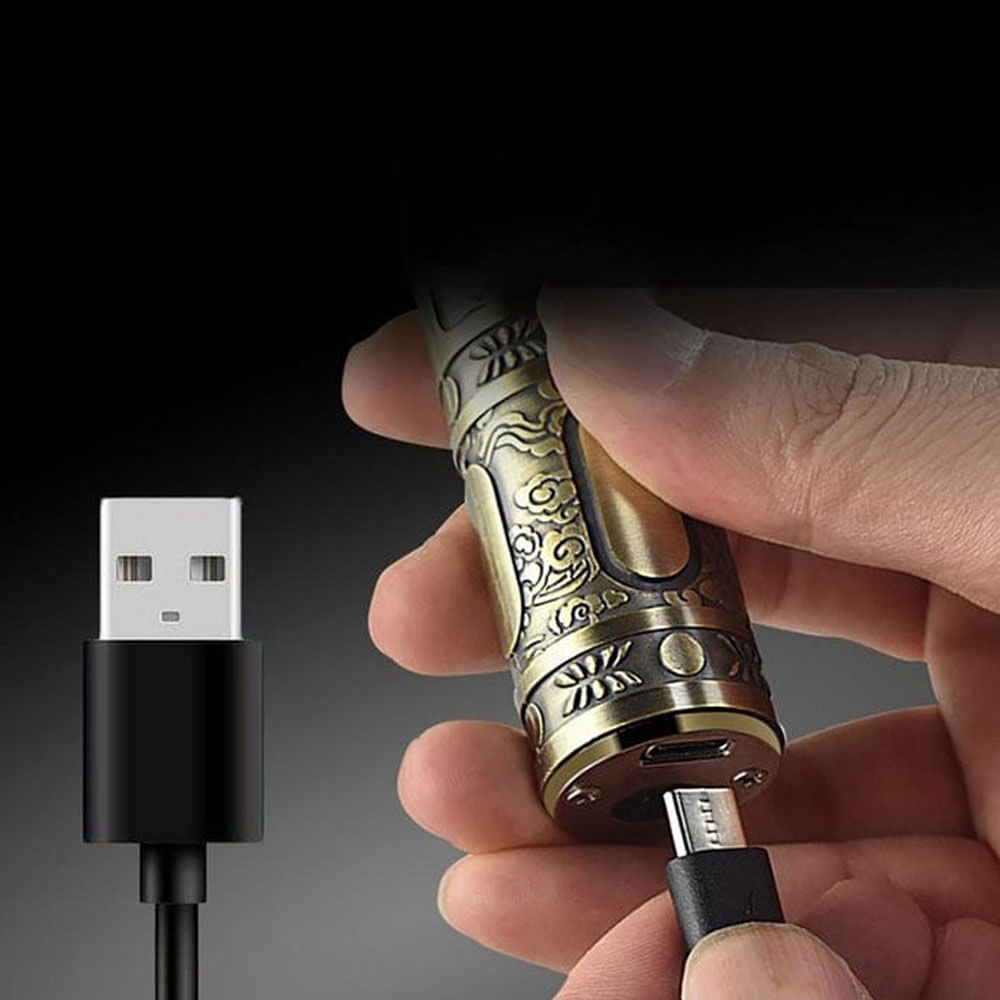 Maquina Dragão Profissional Corta Cabelo Aparar Barbas Pelos Carregamento via USB