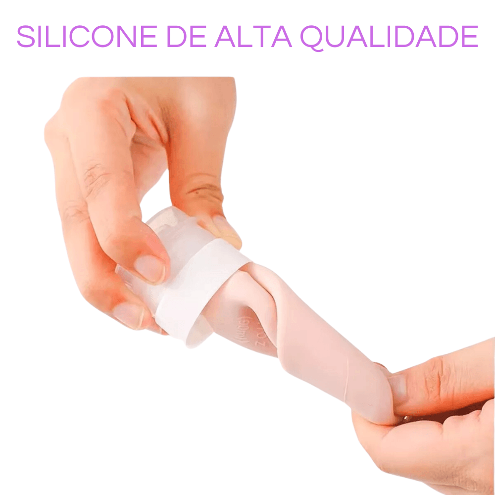 Kit Viagem 4 Frascos Silicone Porta Creme + Shampoo + Condicionador 90ml