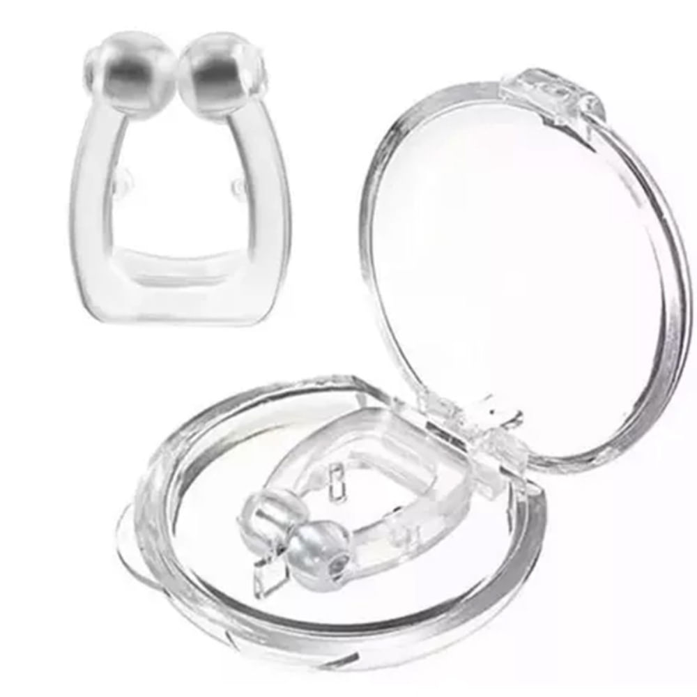 Kit 2 Aparelhos Magnético DK Clip Dilatador Nasal Anti-Ronco Apneia