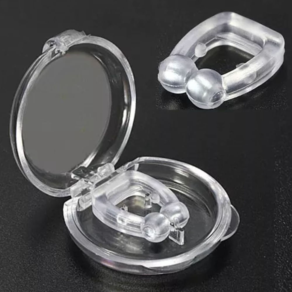 Kit 2 Aparelhos Magnético DK Clip Dilatador Nasal Anti-Ronco Apneia