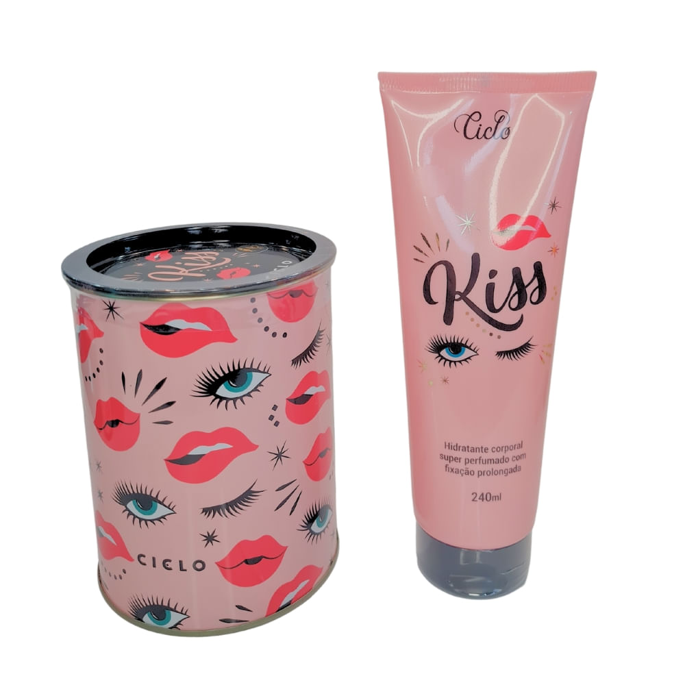 Kit Ciclo Kiss Colônia Lata + Loção Hidratante