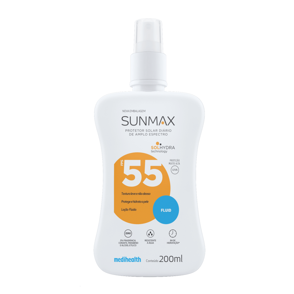 Fluid FPS 55 Sunmax  Protetor Solar 200ml