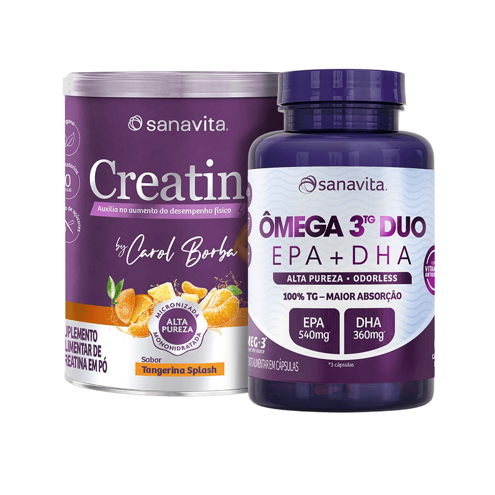 Kit Ômega 3 E Creatina