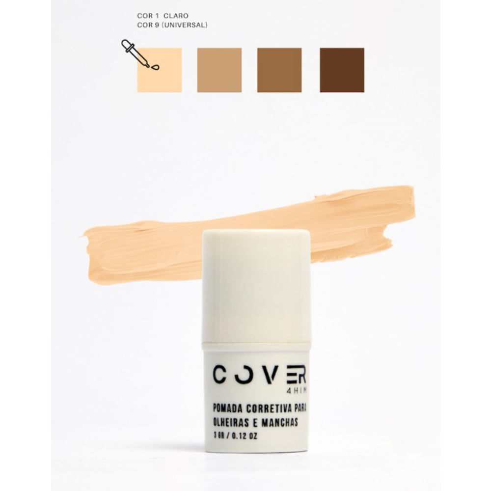 Rotina Completa + Necessaire de Couro Cover4him Cor: Claro