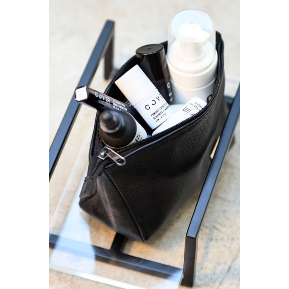 Rotina Completa + Necessaire de Couro Cover4him Cor: Claro