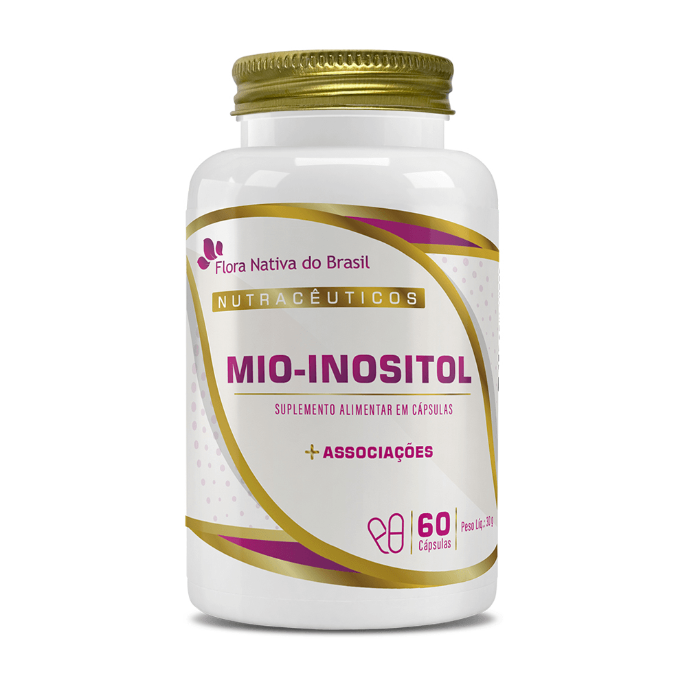 Mio Inositol Flora Nativa Sabor Sem sabor  60 Cápsulas